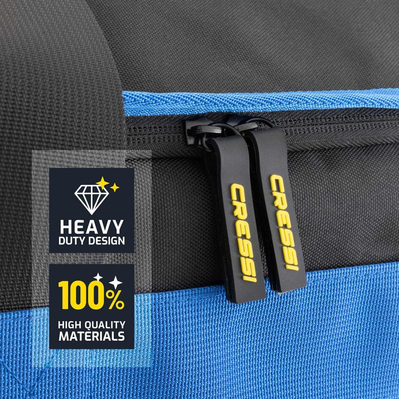 Taška Cressi Olimpia Pool Family Duffle 45 l black/blue 7