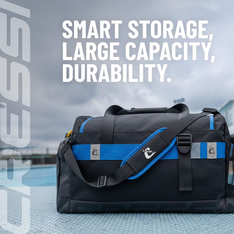 Taška Cressi Olimpia Pool Family Duffle 45 l black/blue 11