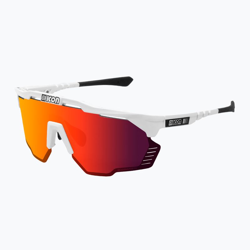 SCICON Aeroshade Kunken white gloss/scnpp multimirror red cyklistické okuliare EY31060800 2