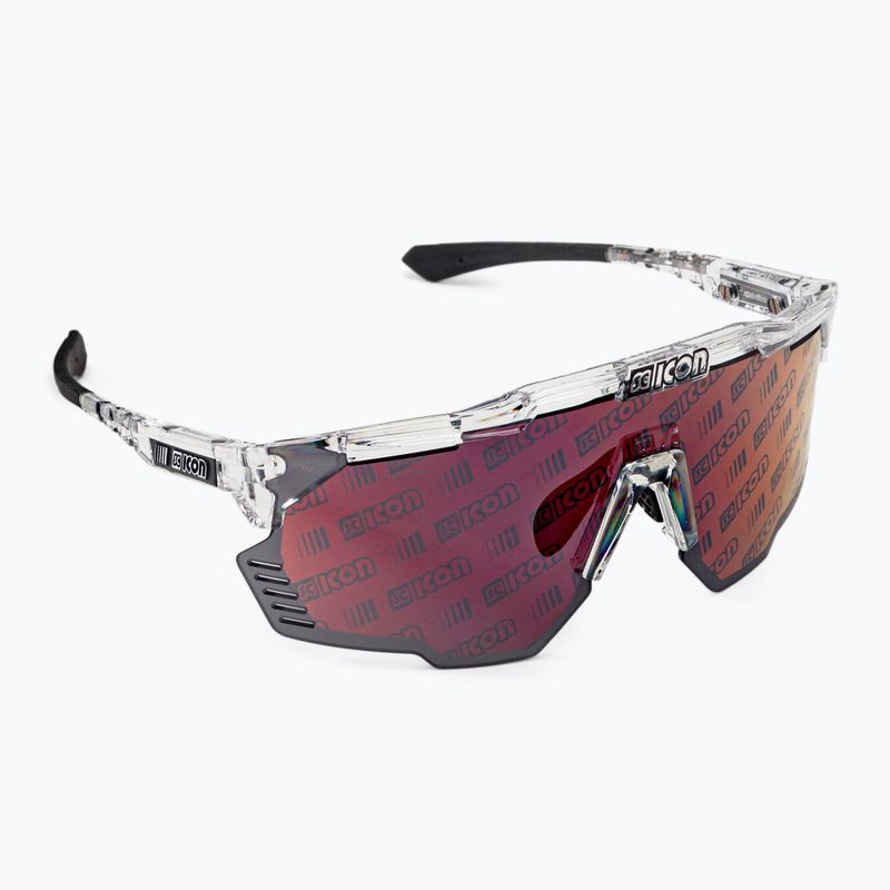 SCICON Aeroshade Kunken crystal gloss/scnpp monogram multimirror red cyklistické okuliare EY31130700
