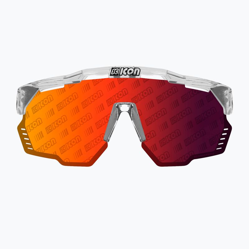 SCICON Aeroshade Kunken crystal gloss/scnpp monogram multimirror red cyklistické okuliare EY31130700 3