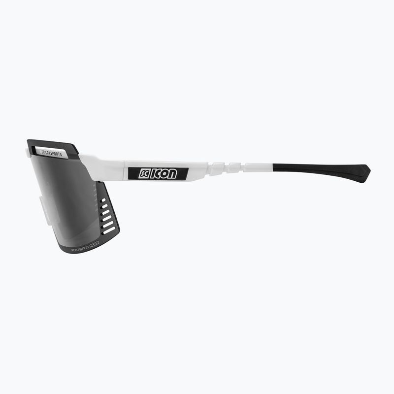 SCICON Aerowatt Foza biele lesklé/scnpp viaczrkadlové strieborné cyklistické okuliare EY38080800 4