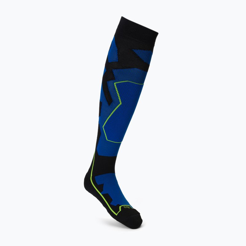 Stredne ťažké ponožky Mico Warm Control Ski Touring modré CA281