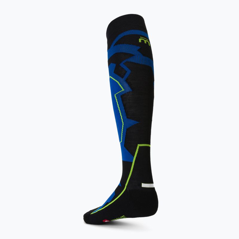 Stredne ťažké ponožky Mico Warm Control Ski Touring modré CA281 2