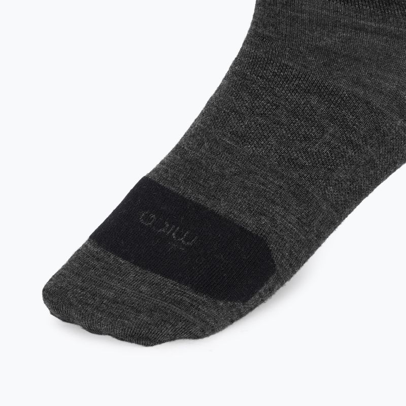 Lyžiarske ponožky  Mico Light Weight Superthermo Natural Merino Ski anthracite melange 3
