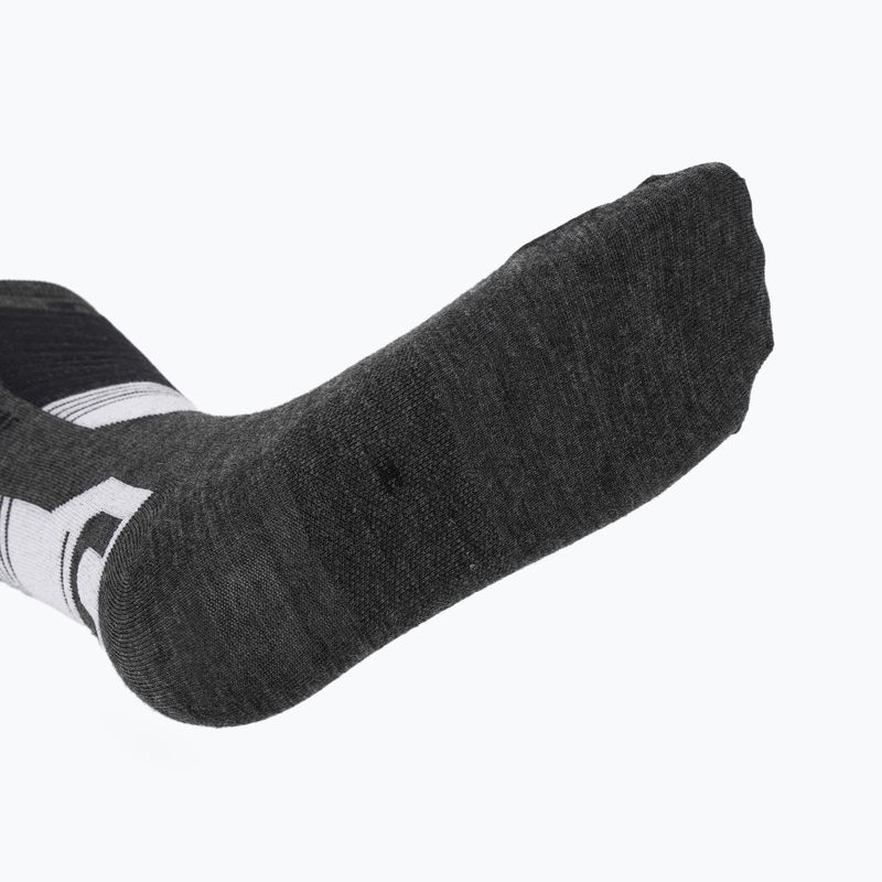 Lyžiarske ponožky  Mico Light Weight Superthermo Natural Merino Ski anthracite melange 4