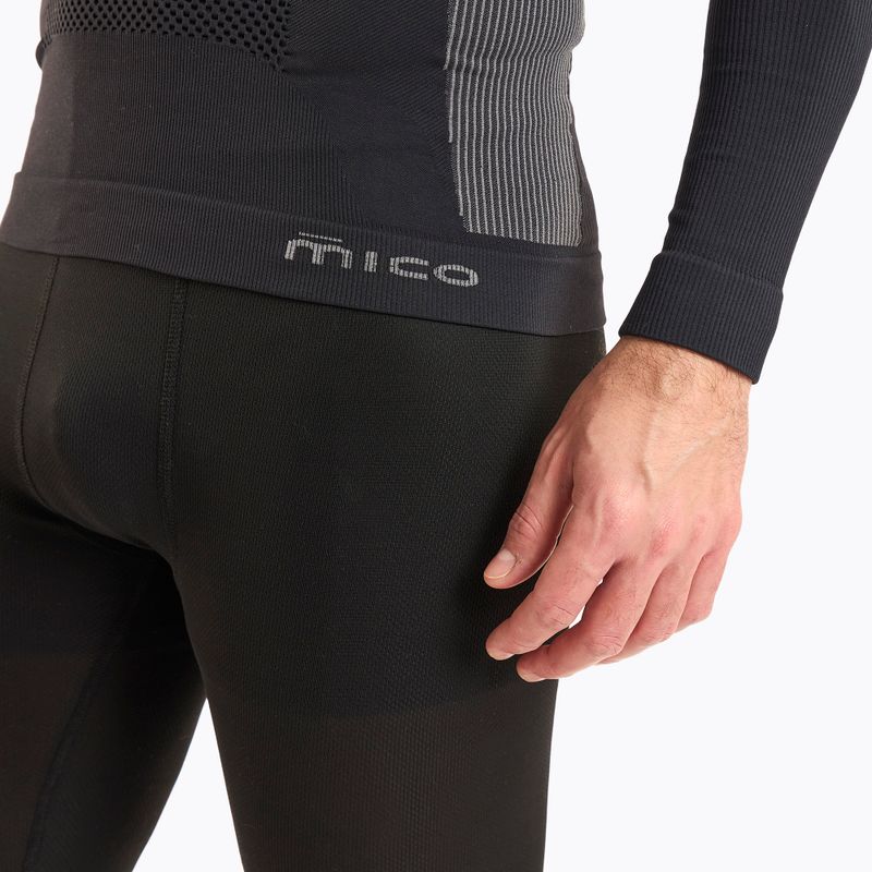 Pánska termoakčná mikina Mico M1 Mock Neck nero 5