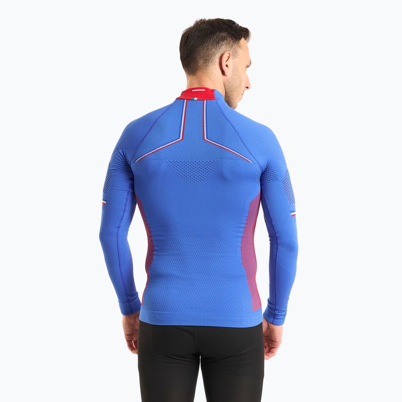 Pánska termoakčná mikina Mico M1 Mock Neck cobalto 2