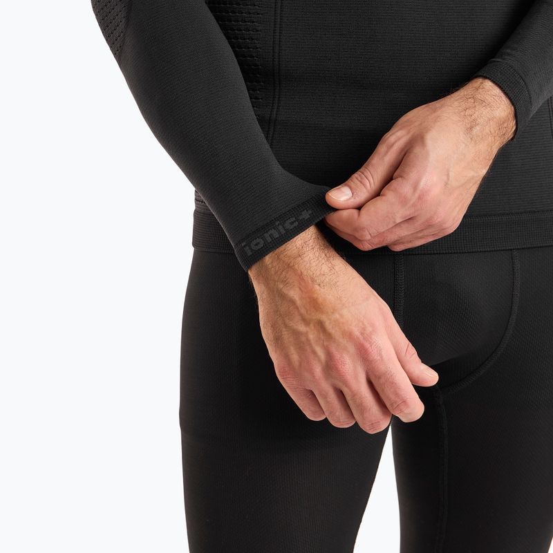 Pánska termoakčná mikina Mico Odor Zero Round Neck nero 5