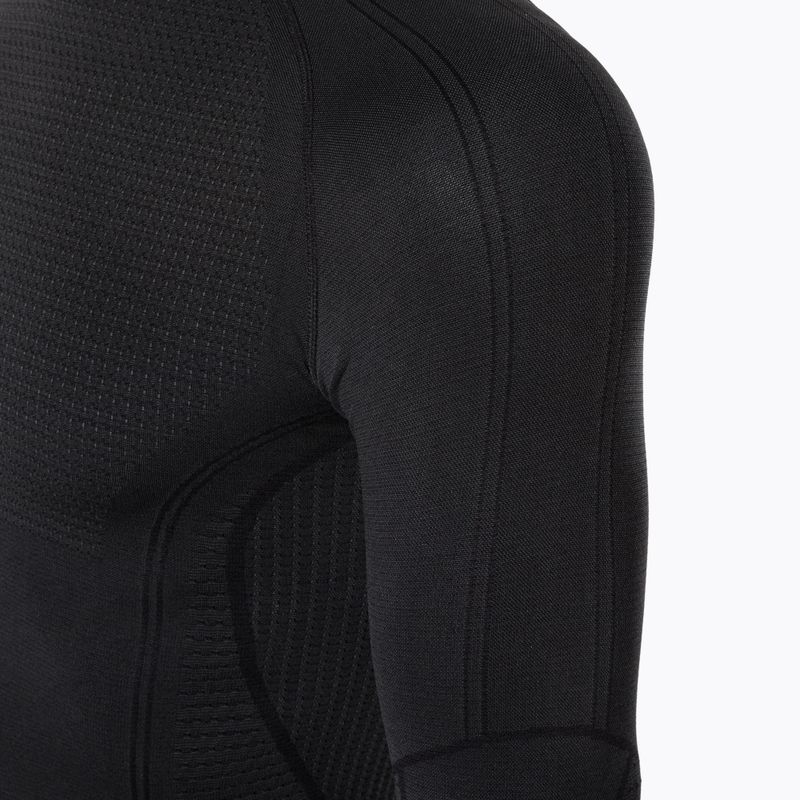 Pánska termoakčná mikina Mico Odor Zero Round Neck nero 8