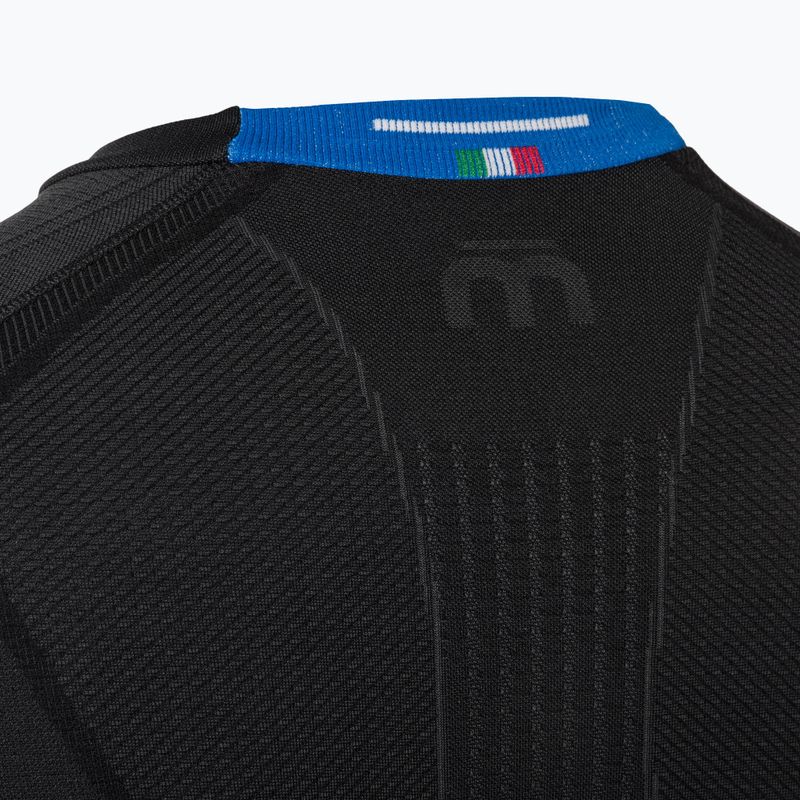 Pánska termoakčná mikina Mico Odor Zero Round Neck nero 9