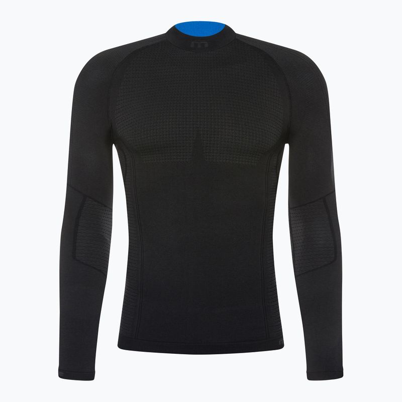 Pánska termoakčná mikina Mico Odor Zero Mock Neck nero 6