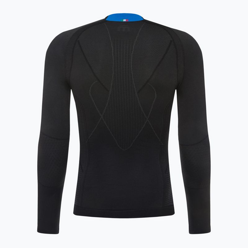 Pánska termoakčná mikina Mico Odor Zero Mock Neck nero 7
