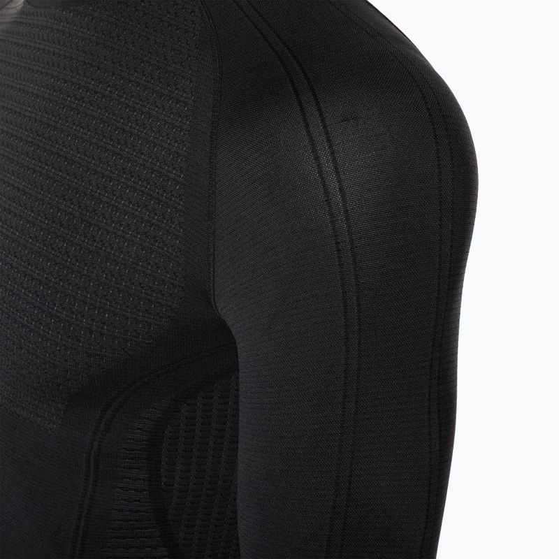 Pánska termoakčná mikina Mico Odor Zero Mock Neck nero 8