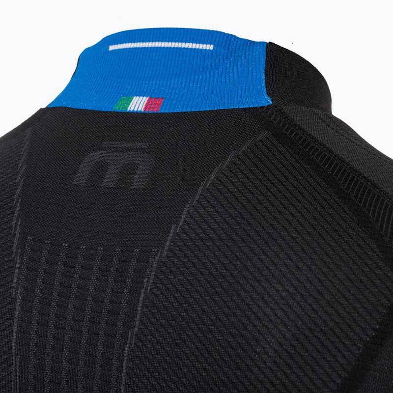 Pánska termoakčná mikina Mico Odor Zero Mock Neck nero 9