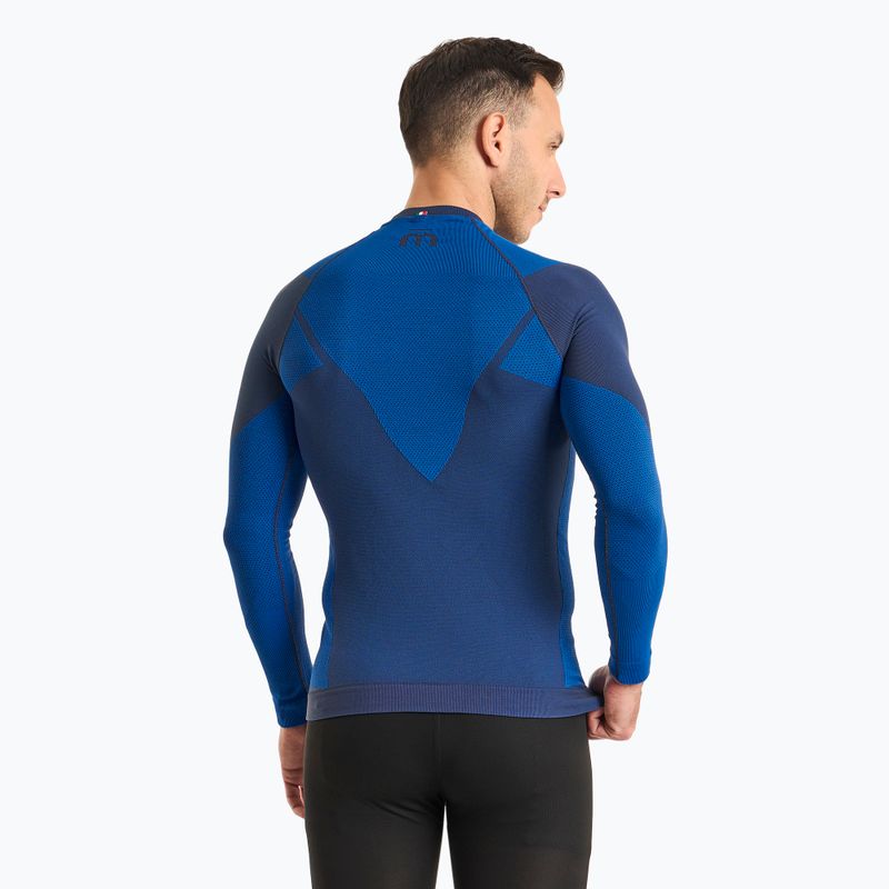 Pánska termoakčná mikina Mico Warm Control Round Neck piombo 2