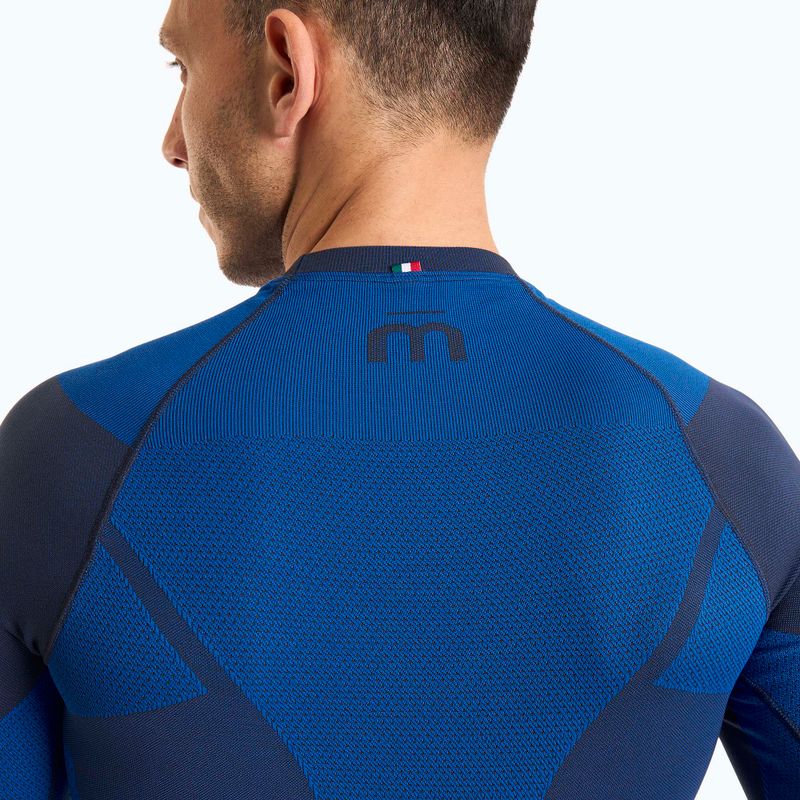 Pánska termoakčná mikina Mico Warm Control Round Neck piombo 3