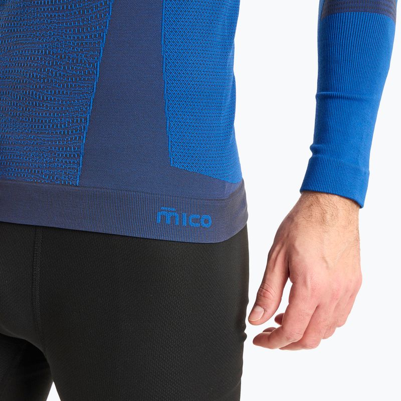 Pánska termoakčná mikina Mico Warm Control Mock Neck piombo 5