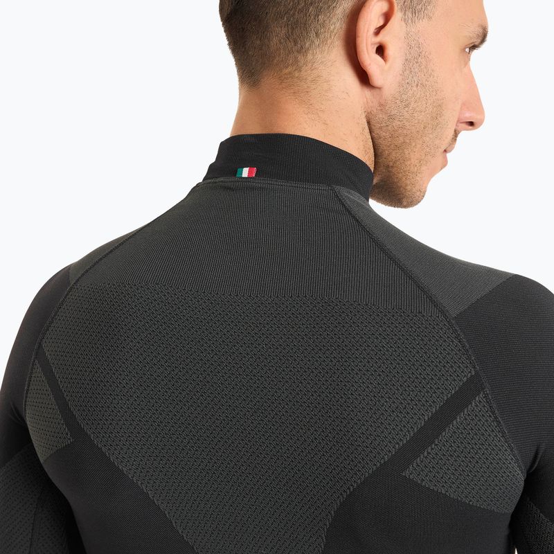 Pánska termoakčná mikina Mico Warm Control Mock Neck nero 4