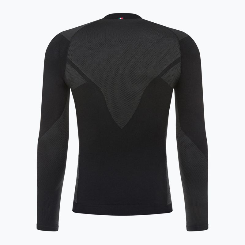 Pánske termotričko Mico Warm Control Mock Neck čierne IN1851 7