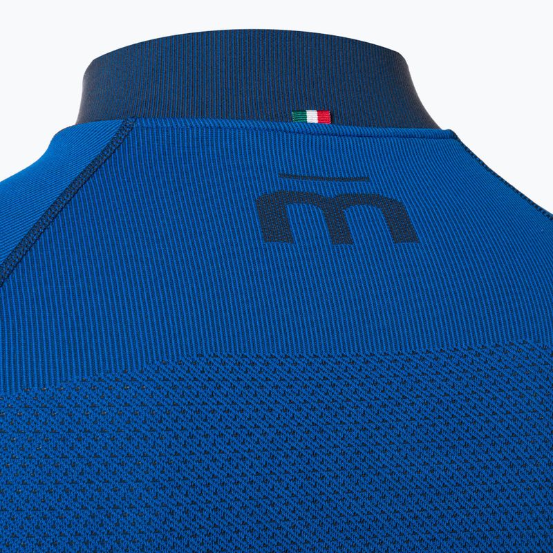 Pánske termotričko Mico Warm Control Zip Neck modré IN1852 4