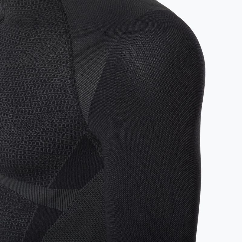 Pánska termoakčná mikina Mico Warm Control Zip Neck nero 8