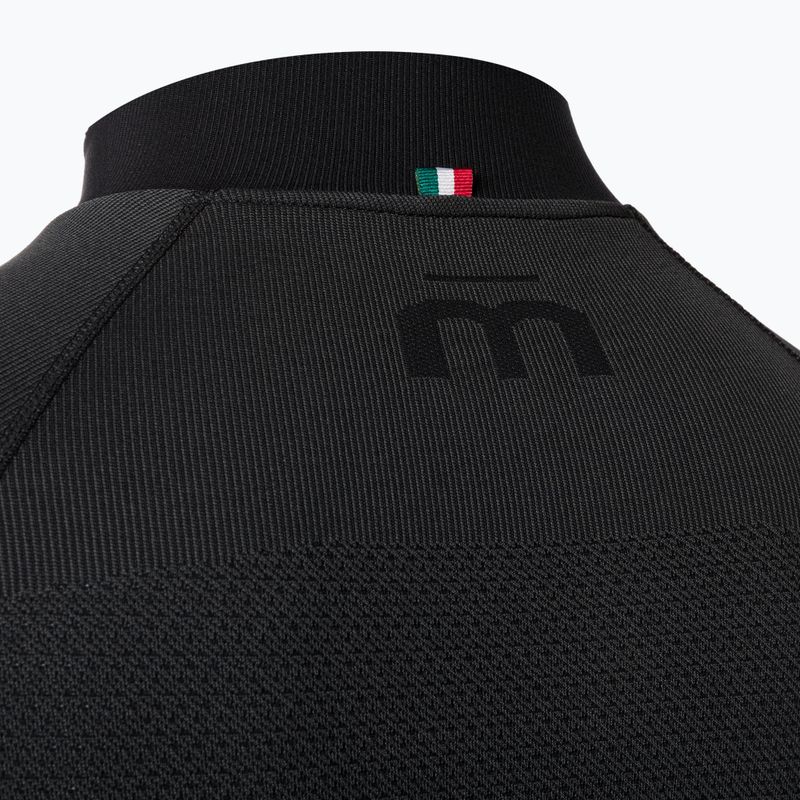 Pánska termoakčná mikina Mico Warm Control Zip Neck nero 9