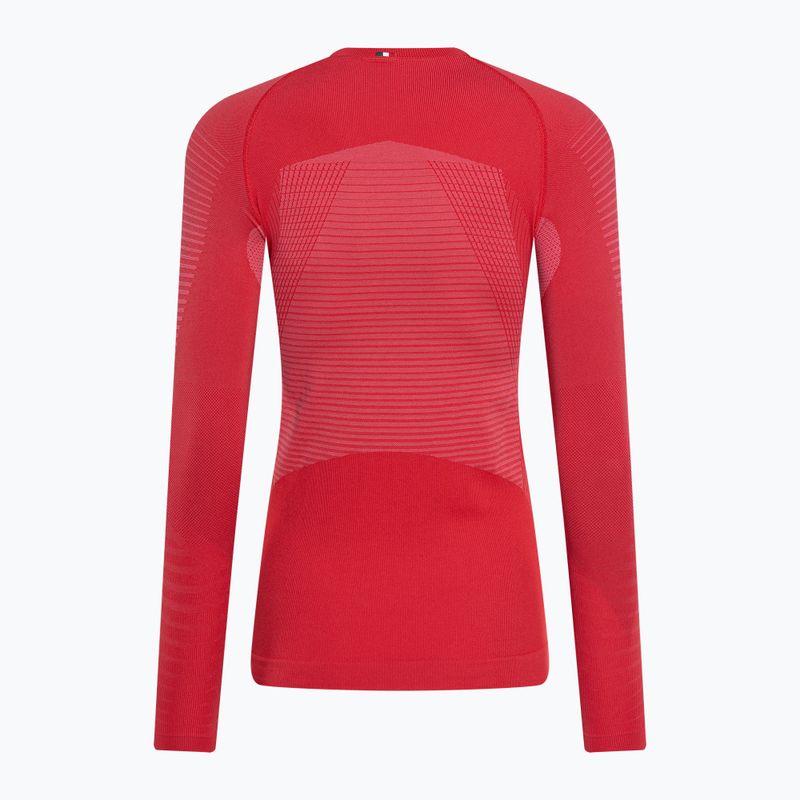 Dámska termoakčná mikina Mico Warm Control Round Neck fragola 7