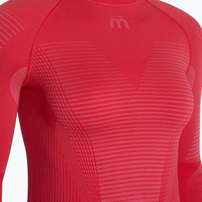 Dámska termoakčná mikina Mico Warm Control Round Neck fragola 8