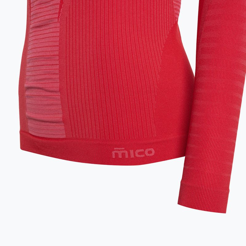 Dámska termoakčná mikina Mico Warm Control Round Neck fragola 9
