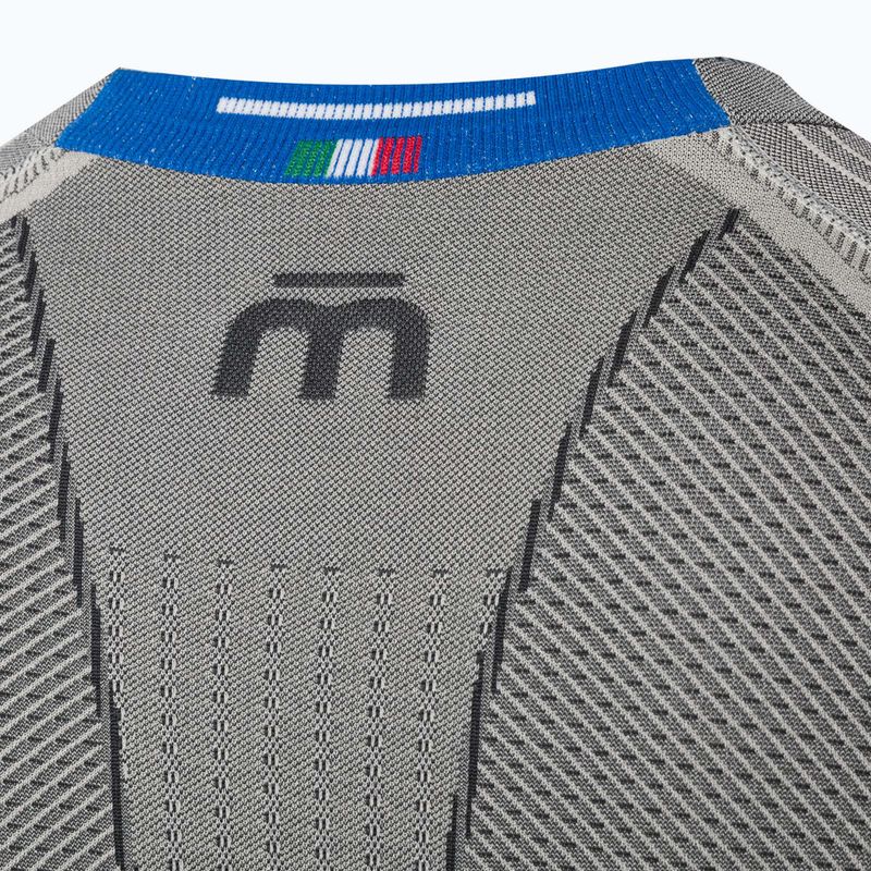 Pánska termoakčná mikina Mico Odor Zero Round Neck grigio 9