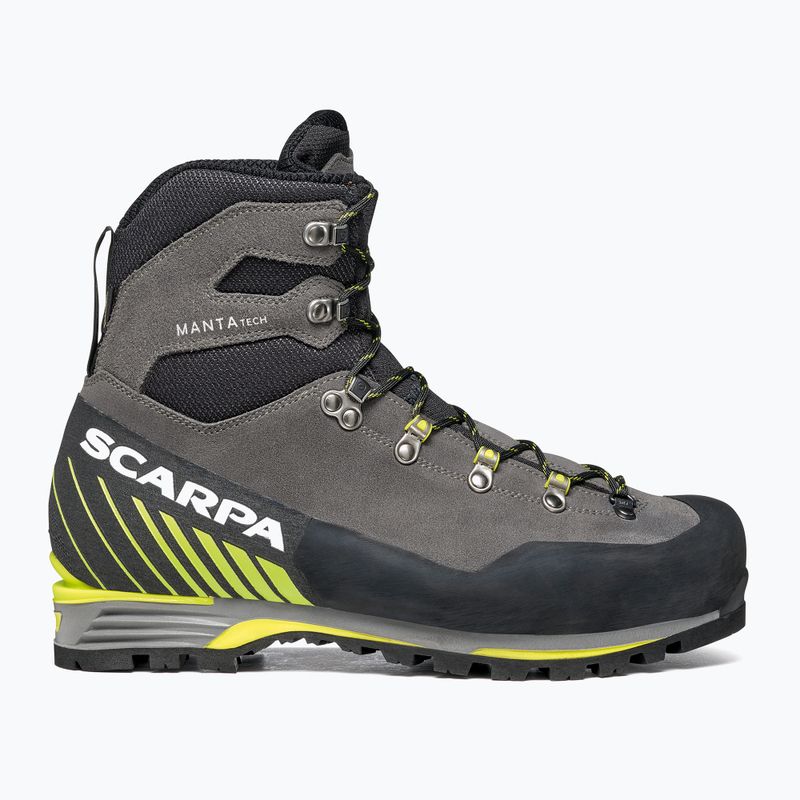 Pánske vysokohorské topánky SCARPA Manta Tech GTX shark/lime 9