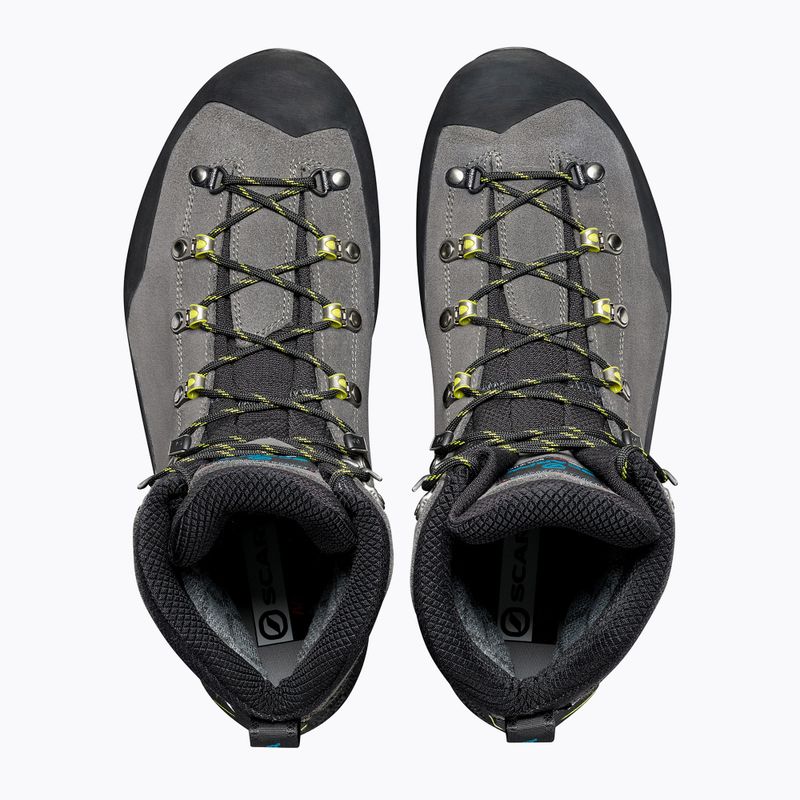 Pánske vysokohorské topánky SCARPA Manta Tech GTX shark/lime 12