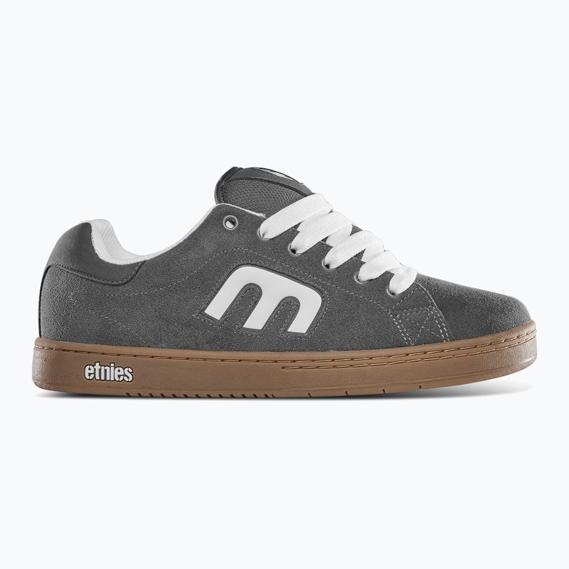 Etnies Callicut grey/white/gum pánske topánky 9