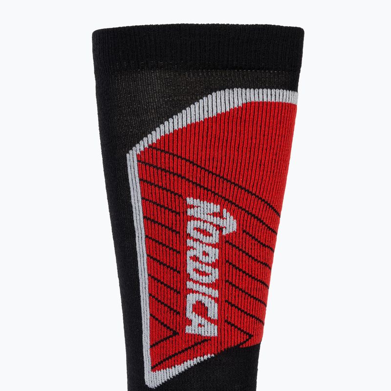 Lyžiarske ponožky Nordica Tech Junior black/ red/ white 4