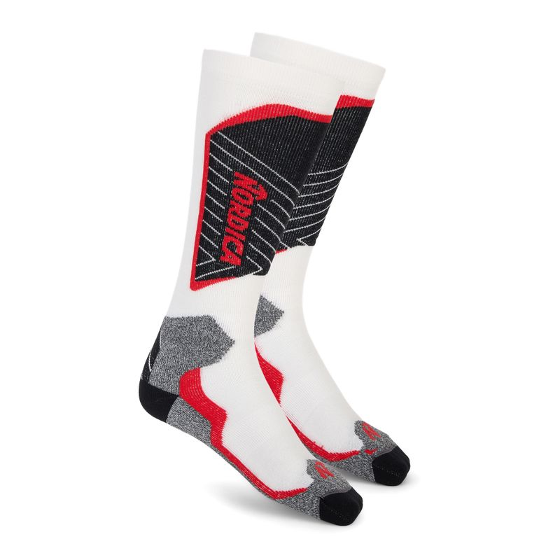 Detské lyžiarske ponožky Nordica Tech Junior white/black/red 5