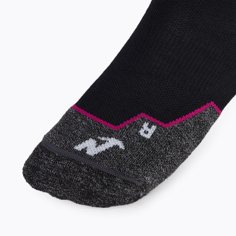 Dámske lyžiarske ponožky Nordica High Performance 3.0 black/fuchsia/white 3