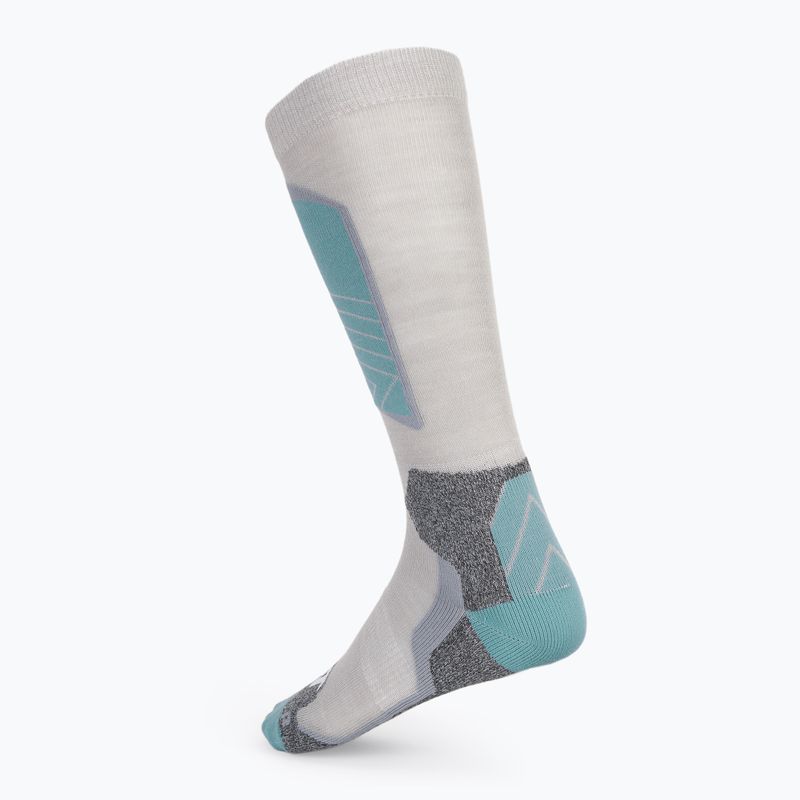 Detské lyžiarske ponožky Nordica Tech Junior grey/lichen blue/cool grey 2