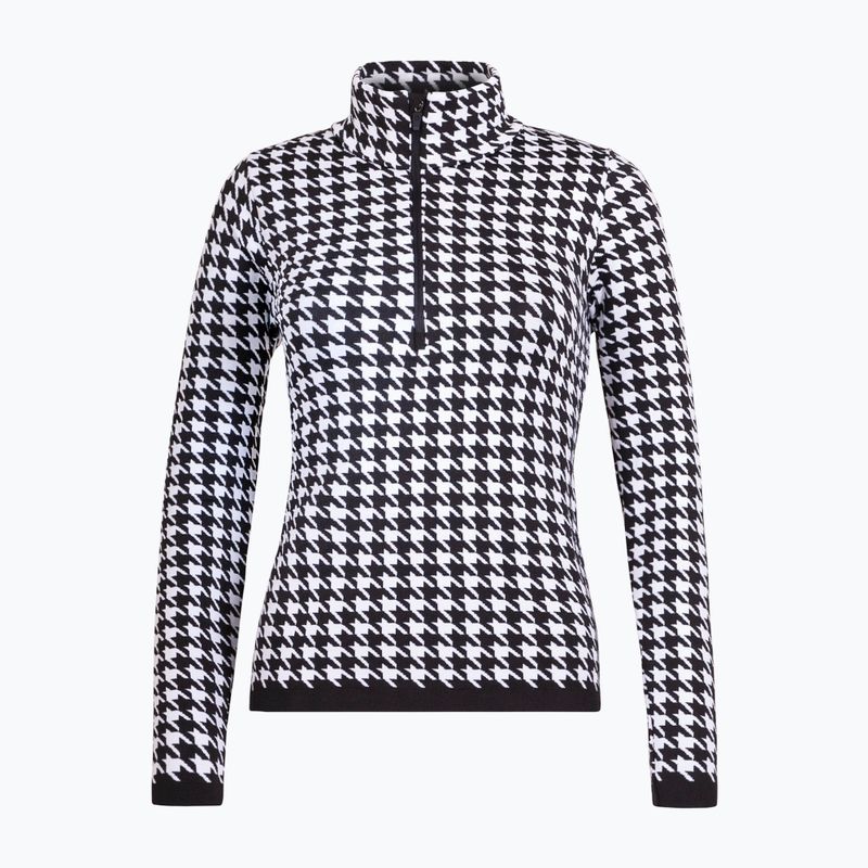 Dámska termo mikina Newland Isa Half Zip black/white