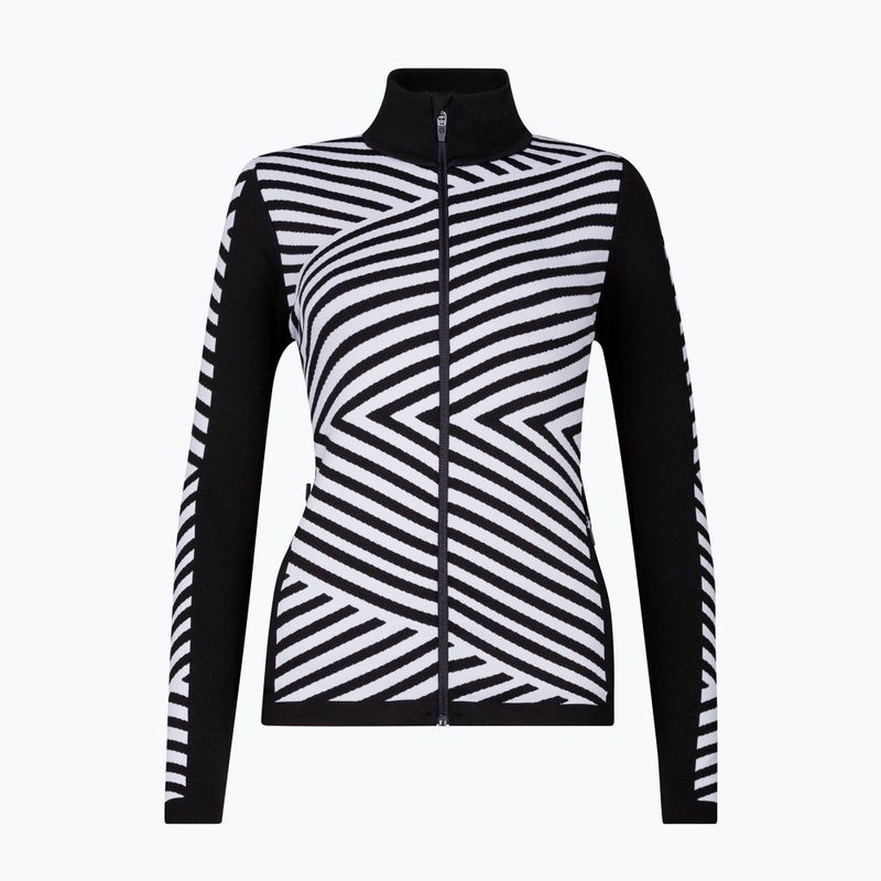 Dámska termo mikina Newland Coral Full Zip black/white