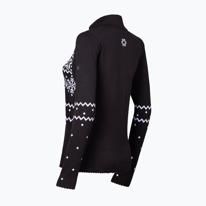 Dámska termo mikina Newland Guenda Full Zip black/white 2