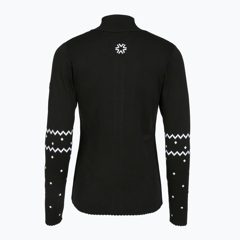 Dámska termo mikina Newland Guenda Full Zip black/white 2
