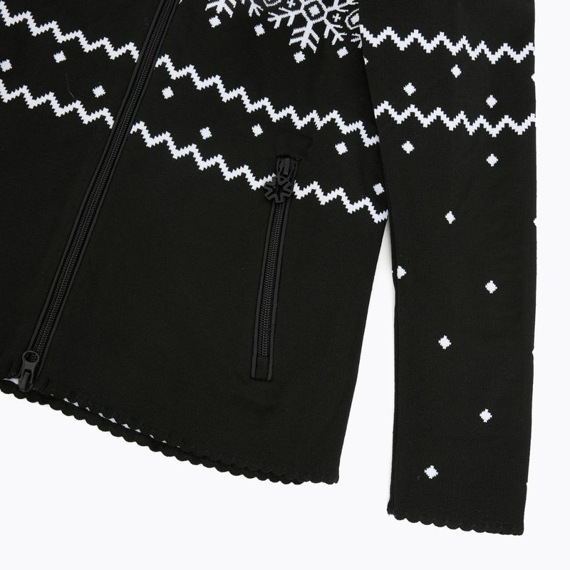 Dámska termo mikina Newland Guenda Full Zip black/white 4