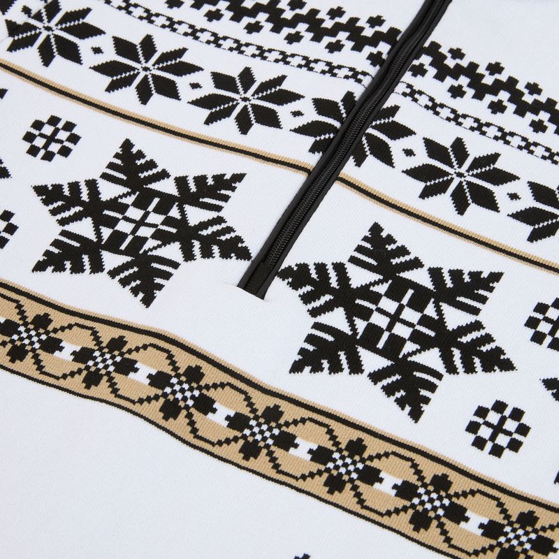 Dámska termo mikina Newland Isalind Half Zip white/black 3