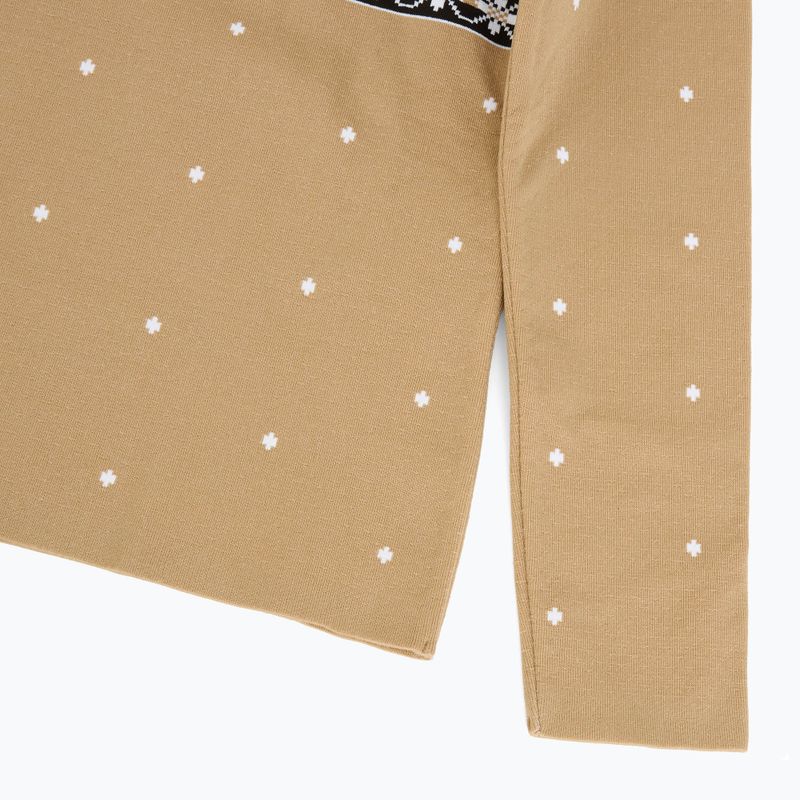 Dámska termo mikina Newland Isalind Half Zip biscuit/white 4