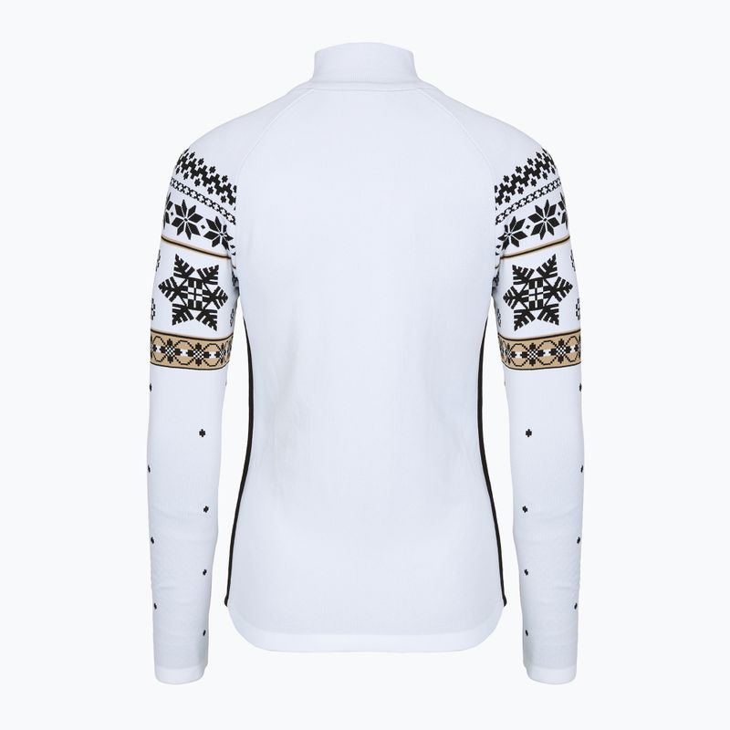 Dámska termo mikina Newland Jadis Full Zip white/black 2