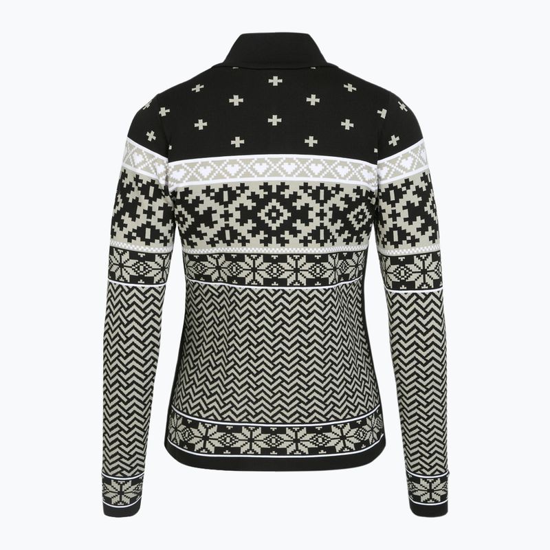 Dámska termo mikina Newland Kylie Full Zip black/stone 2