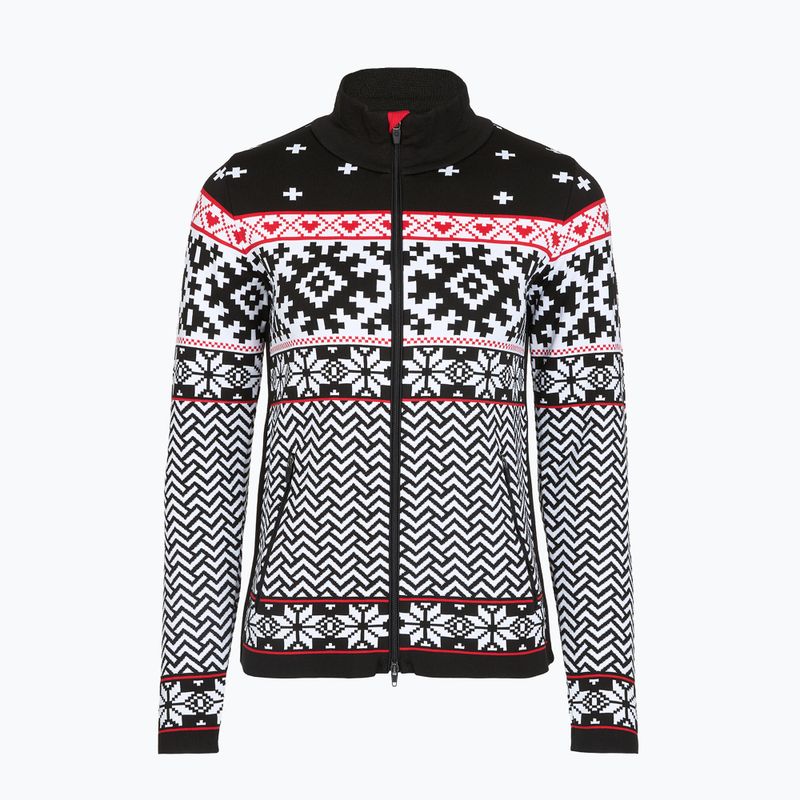 Dámska termo mikina Newland Kylie Full Zip black/white