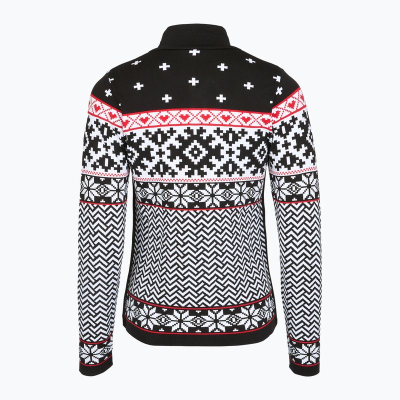 Dámska termo mikina Newland Kylie Full Zip black/white 2