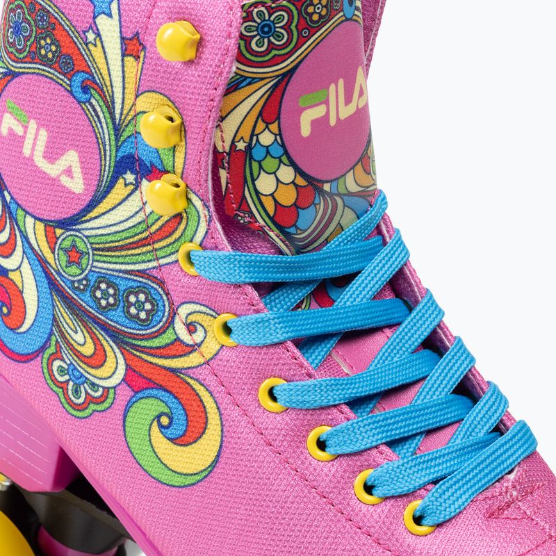 Dámske kolieskové korčule FILA Bella pink 8